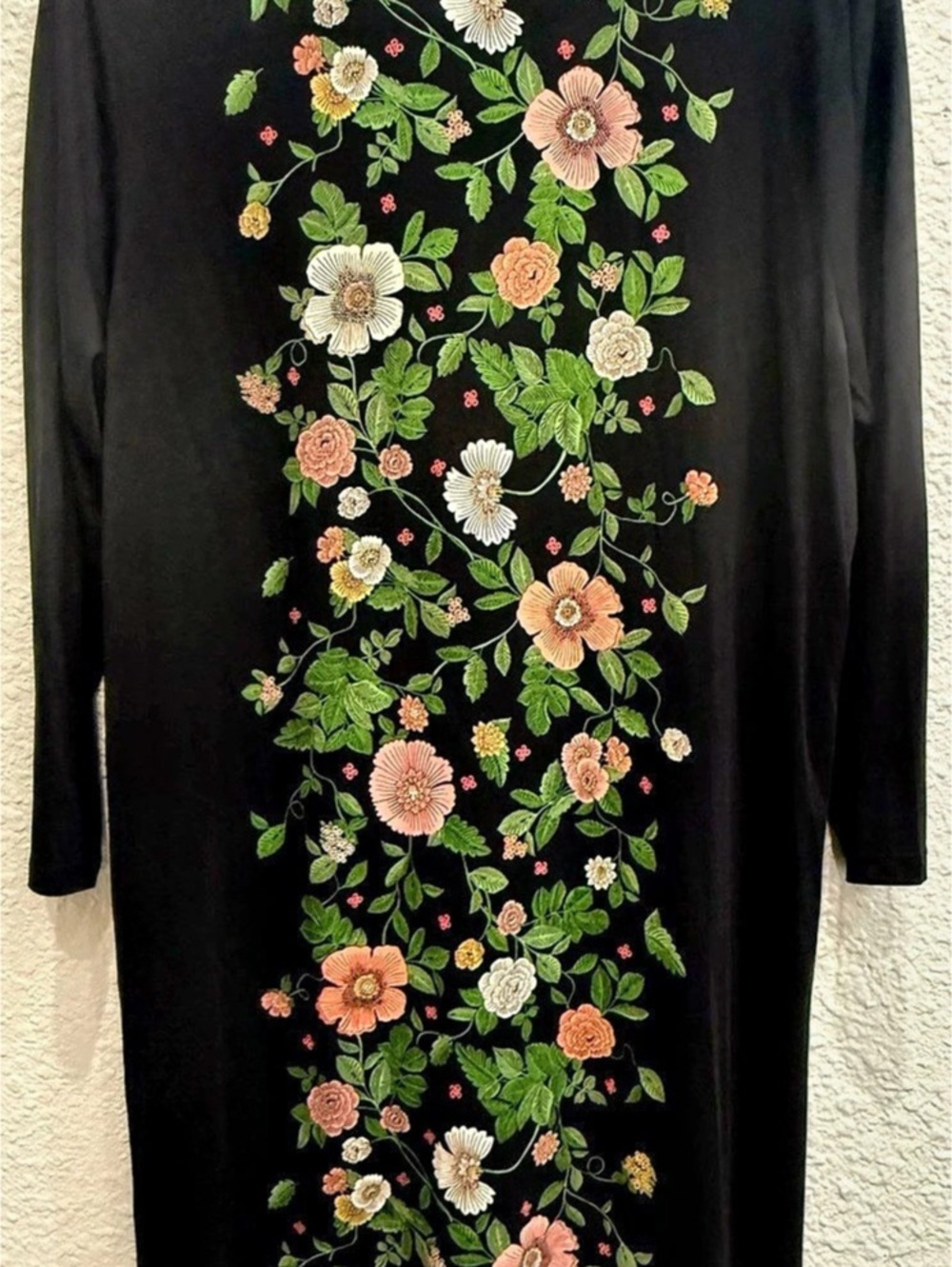 J.Jill Floral Tunic Dress in Navy, Green, Pink & White
Size Large Tall